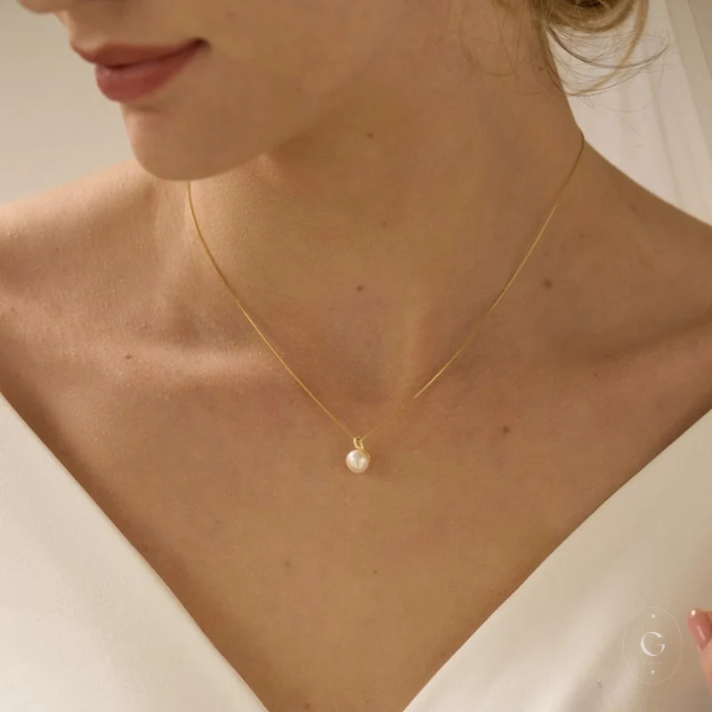 Why This Marina Pearl Necklace is the Best for a Subtle Hint of Luxury. - Second Image